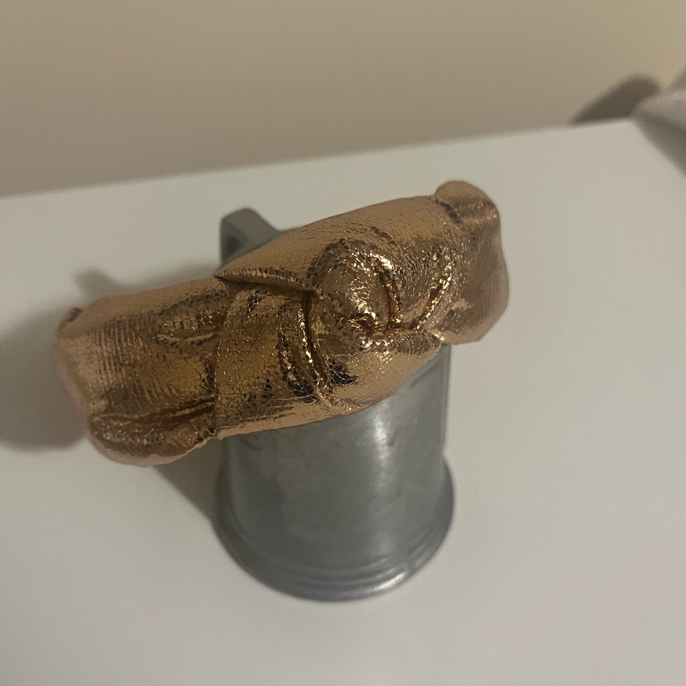 Lele Sadoughi Metallic headband for sale-never worn!